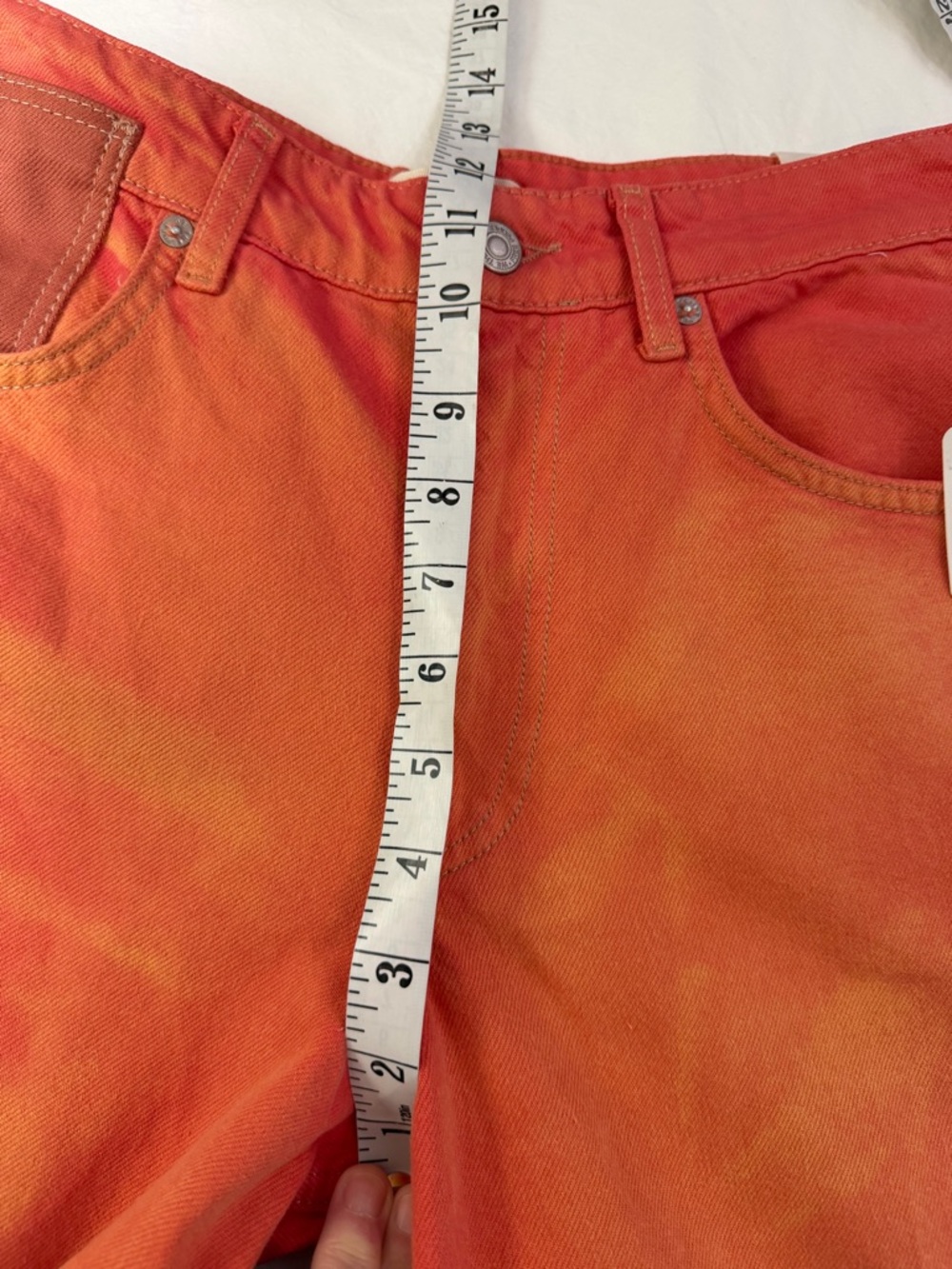 NWT FREE PEOPLE WE THE FREE Waterfalls Baggy Wide Leg Jeans Oklahoma Sun 27 - Picture 13 of 15